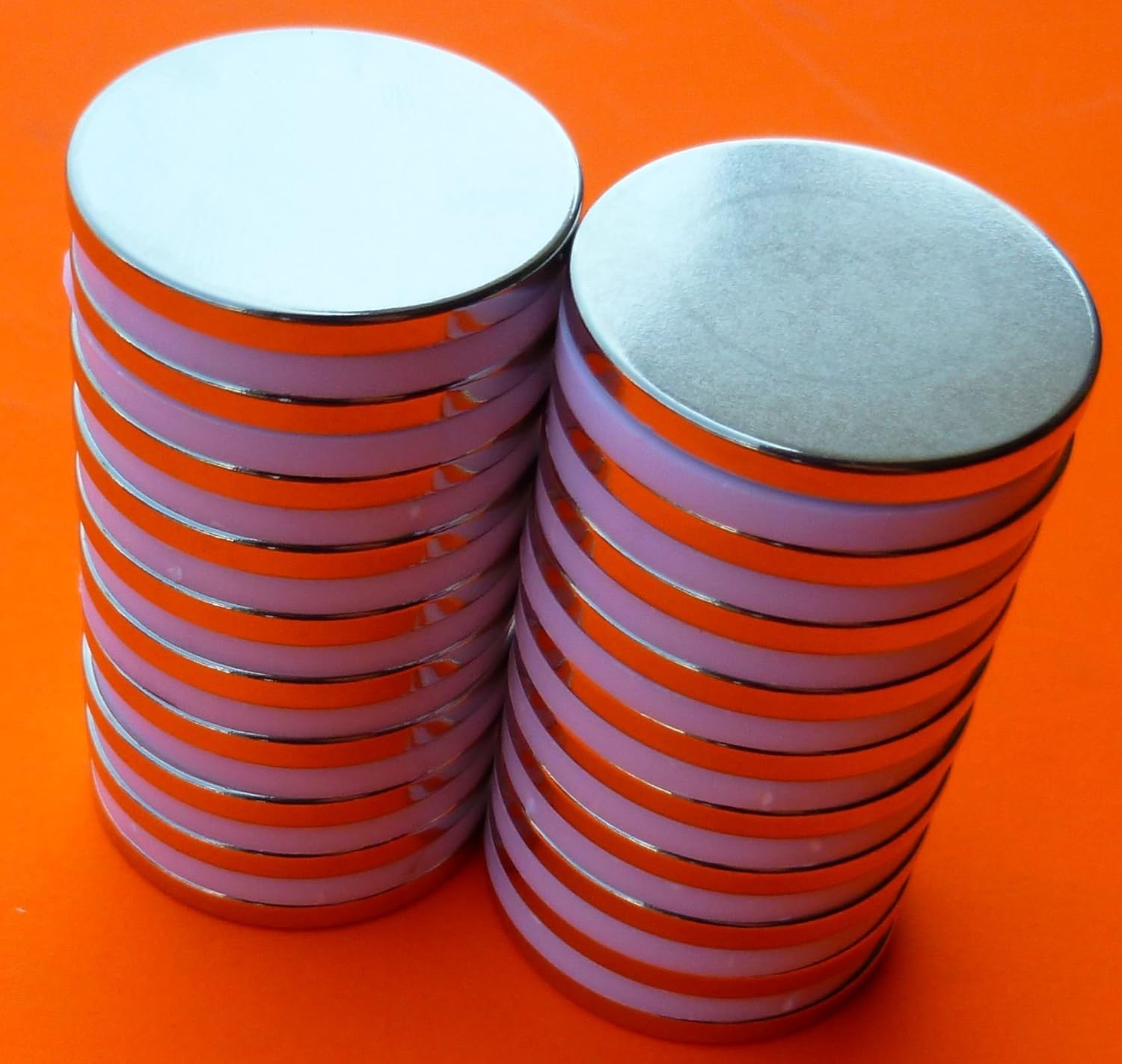 Applied Magnets Super Strong Neodymium Magnet 1.26" x 1/8" NdFeB Discs N52 Rare Earth Magnet 20pc Set