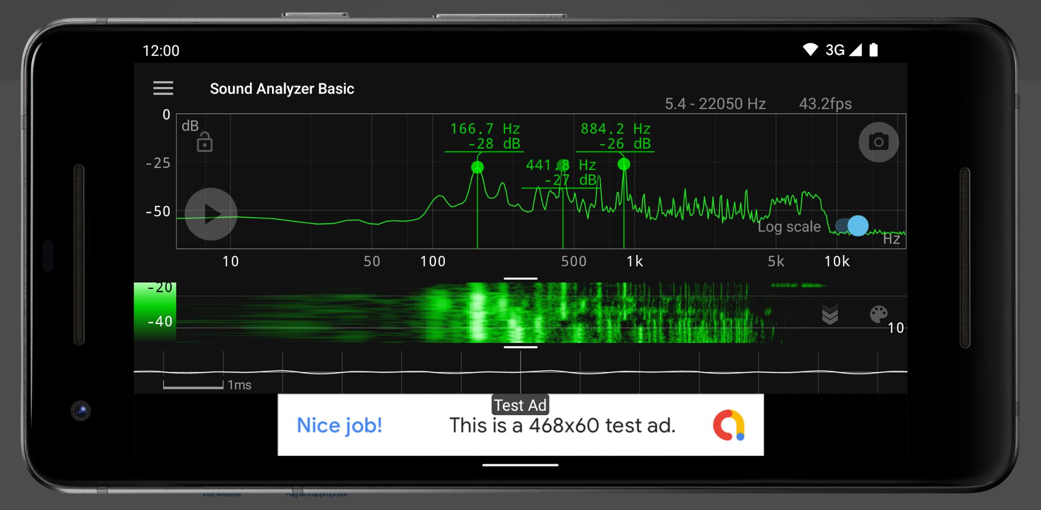 Sound Analyzer Basic Android App